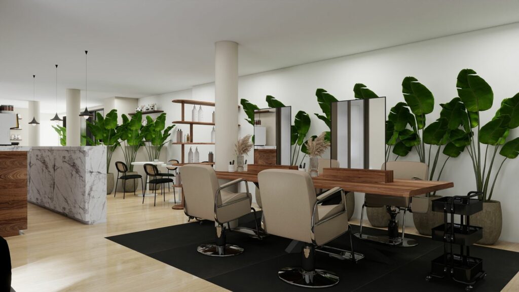 Diagnostic capillaire fait au salon PAMA Bon Marché